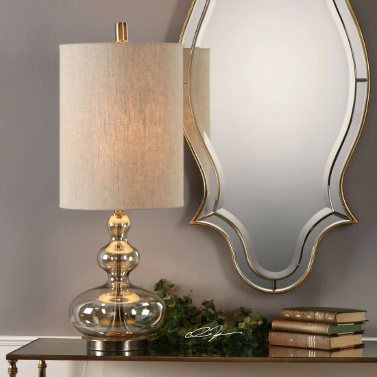 Deals โ Uttermost Formoso Light Amber 1-light Table Lamp ๐ฅฐ - Image 3