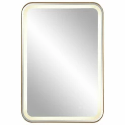 Top 10 👏 Uttermost Crofton Lighted Brass Vanity Mirror - 22.25"x 32.25" 😀