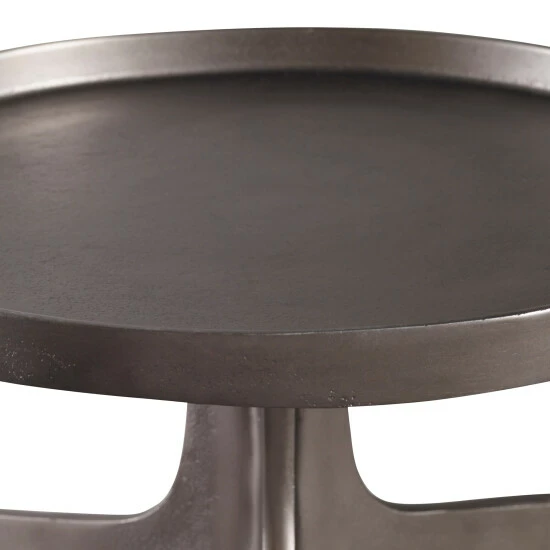 Flash Sale ๐ Uttermost Kenna Aluminum Accent Table Nickel ๐ - Image 6