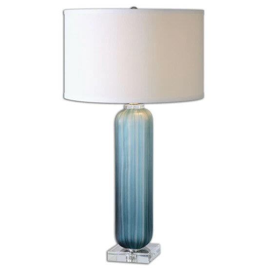 Best reviews of ๐งจ Uttermost Caudina Frosted Blue Glass Lamp ๐