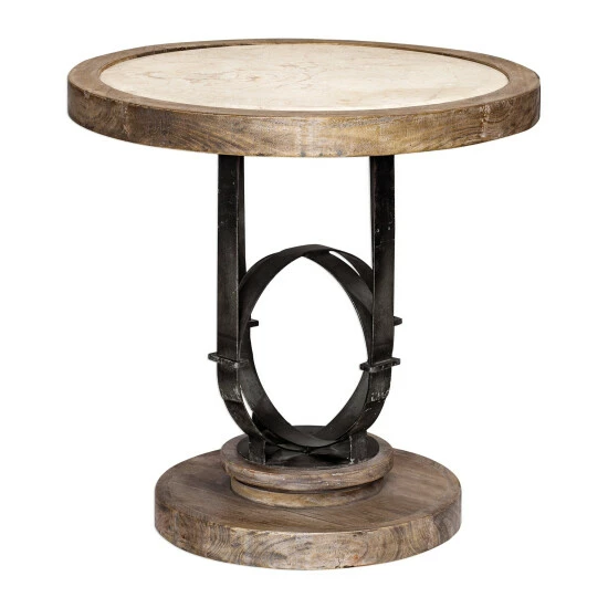 Hot Sale โค๏ธ Uttermost Sydney Light Oak Accent Table โค๏ธ