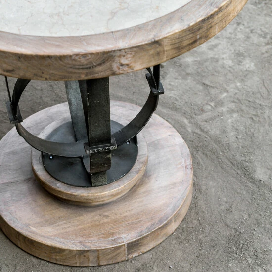 Hot Sale โค๏ธ Uttermost Sydney Light Oak Accent Table โค๏ธ - Image 3