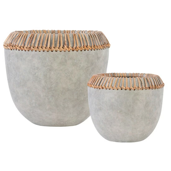 Cheap 🛒 Uttermost Aponi Concrete Ray Bowls (Set Of 2) 👍