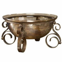 Flash Sale ๐ฏ Uttermost Alya Aged Bronze Glass Bowl โ