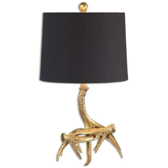 Best Sale 💯 Uttermost Golden Antlers Table Lamp 🔔