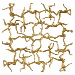 Deals 🧨 Uttermost Golden Gymnasts Wall Art ⌛