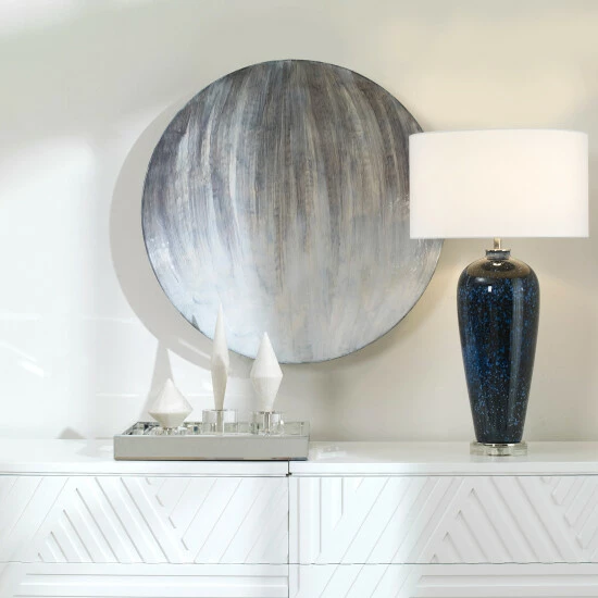 New ๐ Uttermost Tio White Metal Wall Decor - 31" H X 31" W โญ - Image 3