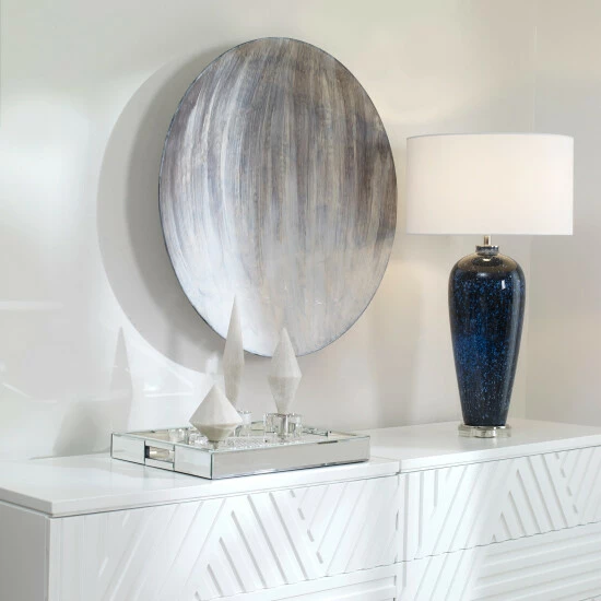 New ๐ Uttermost Tio White Metal Wall Decor - 31" H X 31" W โญ - Image 4