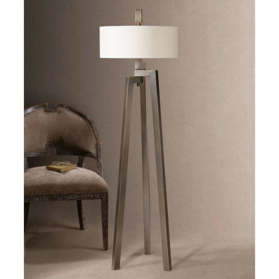 Hot Sale ๐ Uttermost Mondovi Metal Fabric Floor Lamp โญ