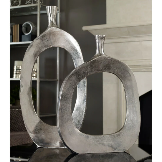 Top 10 โ Uttermost Cierra Aluminum Vases (Set Of 2) ๐ - Image 3
