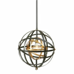 Budget 🎉 Uttermost Rondure 1-light Sphere Pendant 🛒