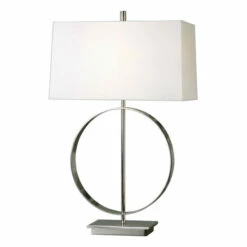 Discount 😉 Uttermost Addison Polished Nickel Lamp 🥰