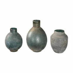 Hot Sale 🔥 Uttermost Mercede Blue-green Vases (Set Of 3) 🥰