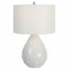 Promo 🎁 Uttermost Loop White Glaze Table Lamp - 16 W X 25 H X 16 D (inches) 💯