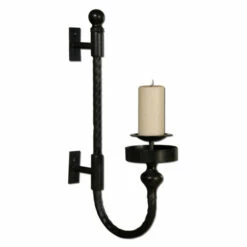 Wholesale 🎉 Uttermost Garvin Twist Sconce With Candle 🌟