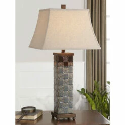 Buy 🌟 Uttermost Mincio Dark Blue Ceramic/ Poly Table Lamp 🎁