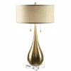 Hot Sale 🤩 Uttermost Lagrima Brushed Brass 2-light Lamp ✨