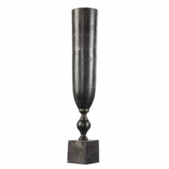 Best Sale 😉 Uttermost Kaylie Black Nickel Vase 🛒