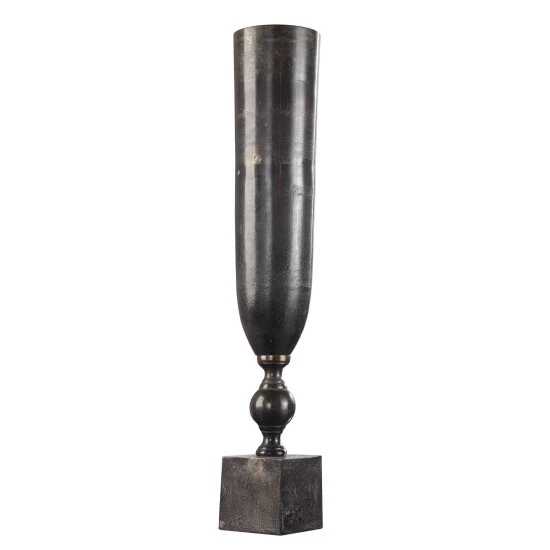 Best Sale 😉 Uttermost Kaylie Black Nickel Vase 🛒