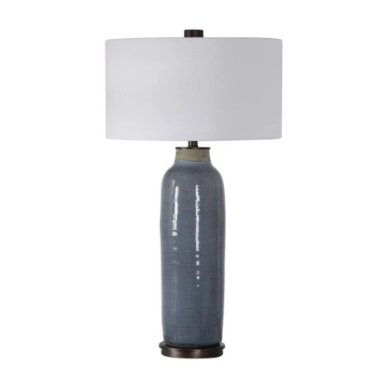 Cheapest โ๏ธ Uttermost Vicente Distressed Slate Blue Table Lamp ๐ฅ