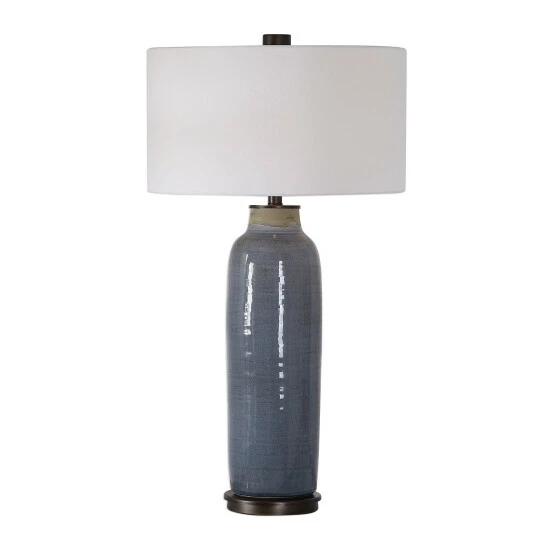 Cheapest โ๏ธ Uttermost Vicente Distressed Slate Blue Table Lamp ๐ฅ - Image 2