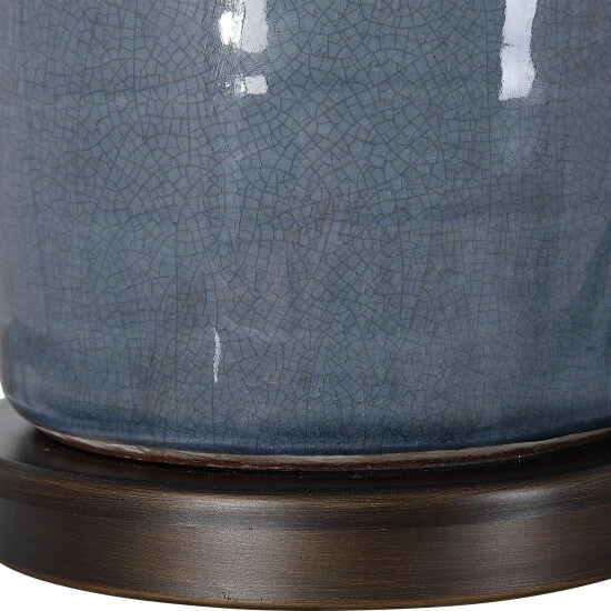 Cheapest โ๏ธ Uttermost Vicente Distressed Slate Blue Table Lamp ๐ฅ - Image 5