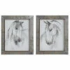 Best deal 🎉 Uttermost Equestrian Watercolor Framed Prints (Set Of 2) 🛒
