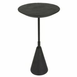 Buy ⌛ Uttermost Midnight Accent Table - 12.5" Dia X 22.5" ✨
