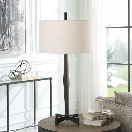Wholesale βοΈ Uttermost Counteract Rust Metal Table Lamp - 17 W X 34.75 H X 17 D (inches) π - Image 2