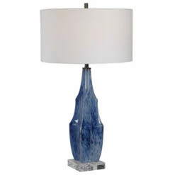 Cheap 🎉 Uttermost Everard Blue Table Lamp 👏