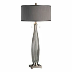 Outlet ๐ฅ Uttermost Coloma Gray Glass Table Lamp ๐