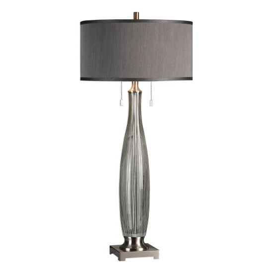 Outlet 🔥 Uttermost Coloma Gray Glass Table Lamp 😍