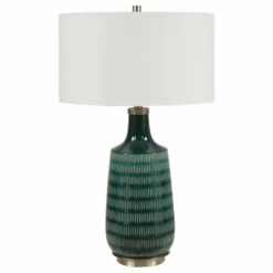 Buy 👏 Uttermost Scouts Deep Green Table Lamp ⭐