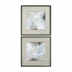 Coupon 🤩 Uttermost Abstract Vistas Framed Prints (Set Of 2) - Multi-color 😉