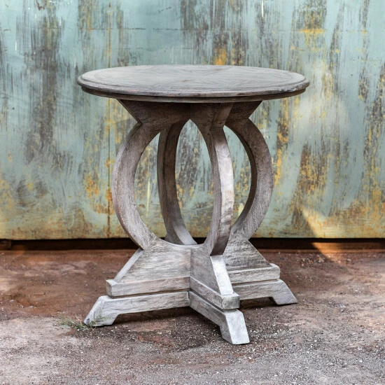 Wholesale 🎉 Uttermost Maiva White Accent Table ⌛ - Image 4