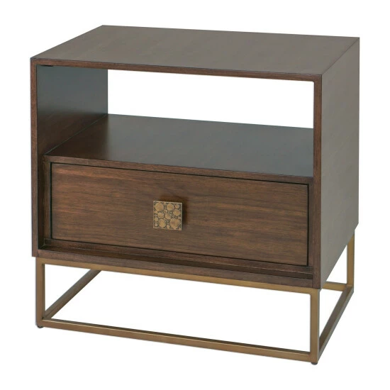 New ๐ฏ Uttermost Bexley Dark Walnut Side Table ๐คฉ