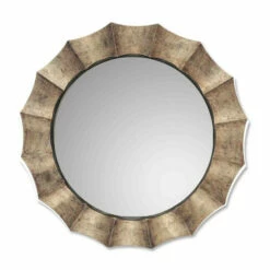 Buy โ๏ธ Uttermost Gotham Antique Silver Leaf Mirror - Champagne ๐งจ