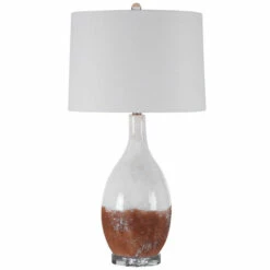 Discount 😉 Uttermost Durango Rust White Table Lamp ✔️