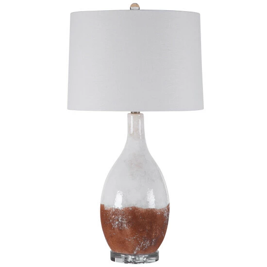 Discount 😉 Uttermost Durango Rust White Table Lamp ✔️