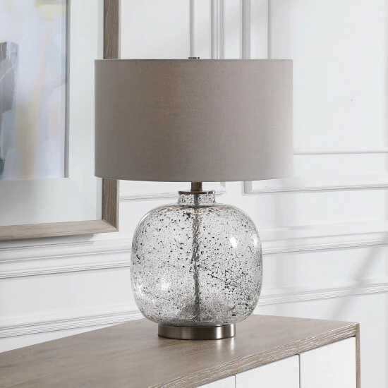Deals 🥰 Uttermost Storm Glass Table Lamp 👏 - Image 6