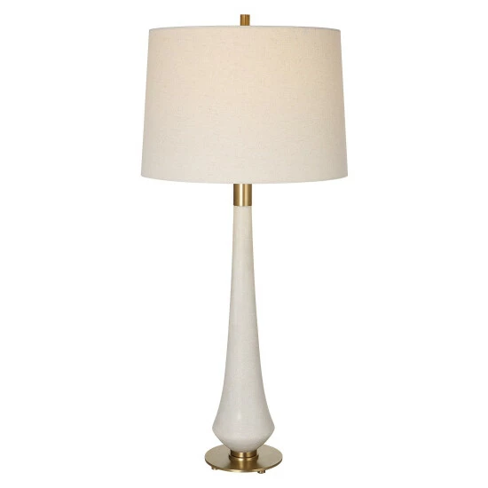 Hot Sale ๐ฅฐ Uttermost Marille Ivory Stone Table Lamp - 16"x35.5"x16" ๐