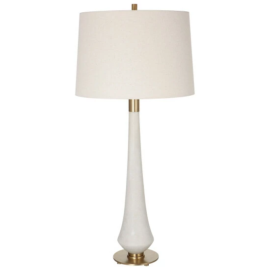 Hot Sale ๐ฅฐ Uttermost Marille Ivory Stone Table Lamp - 16"x35.5"x16" ๐ - Image 2