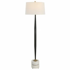 New 😀 Uttermost Miraz Iron Floor Lamp - 19" Dia X 65.75" 🎉