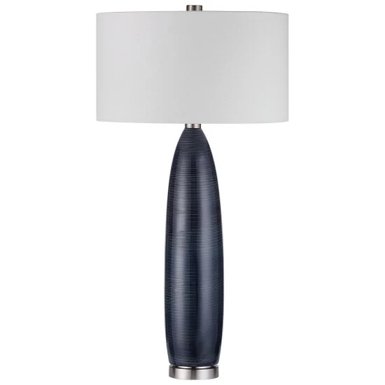 Brand new ๐ฅ Uttermost Cullen Blue Grey Table Lamp - 35"H โญ - Image 2