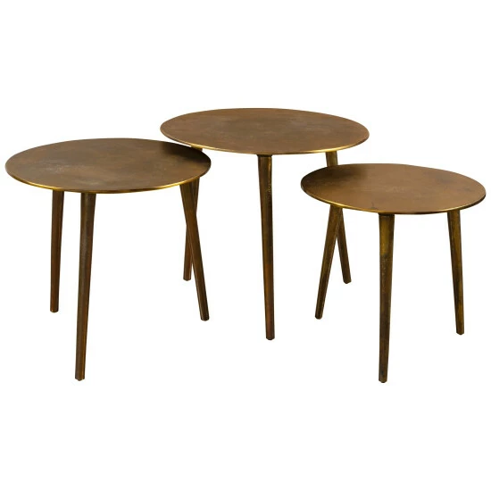 Cheapest ๐ Uttermost Kasai Gold Coffee Tables (Set Of 3) โจ - Image 2