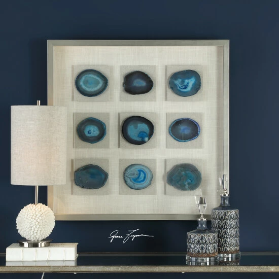 Cheapest ๐ฏ Uttermost Cerulean Blue Stone Shadow Box ๐ฅฐ - Image 4