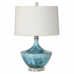 Best deal 🔔 Uttermost Chasida Blue Ceramic Lamp 🎁