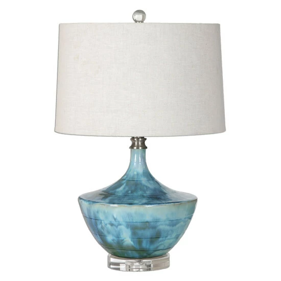 Best deal 🔔 Uttermost Chasida Blue Ceramic Lamp 🎁