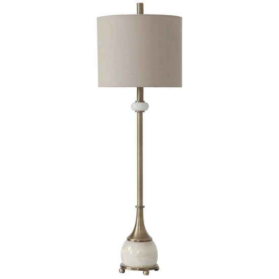 Hot Sale ๐ฅ Uttermost Natania Plated Brass Buffet Lamp ๐ - Image 2