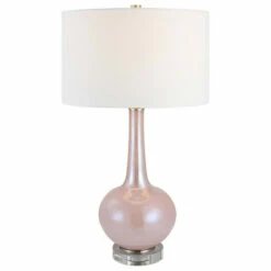 Best deal ๐ฏ Uttermost Rosa Pink Glass Table Lamp - 16"x29"x16" ๐